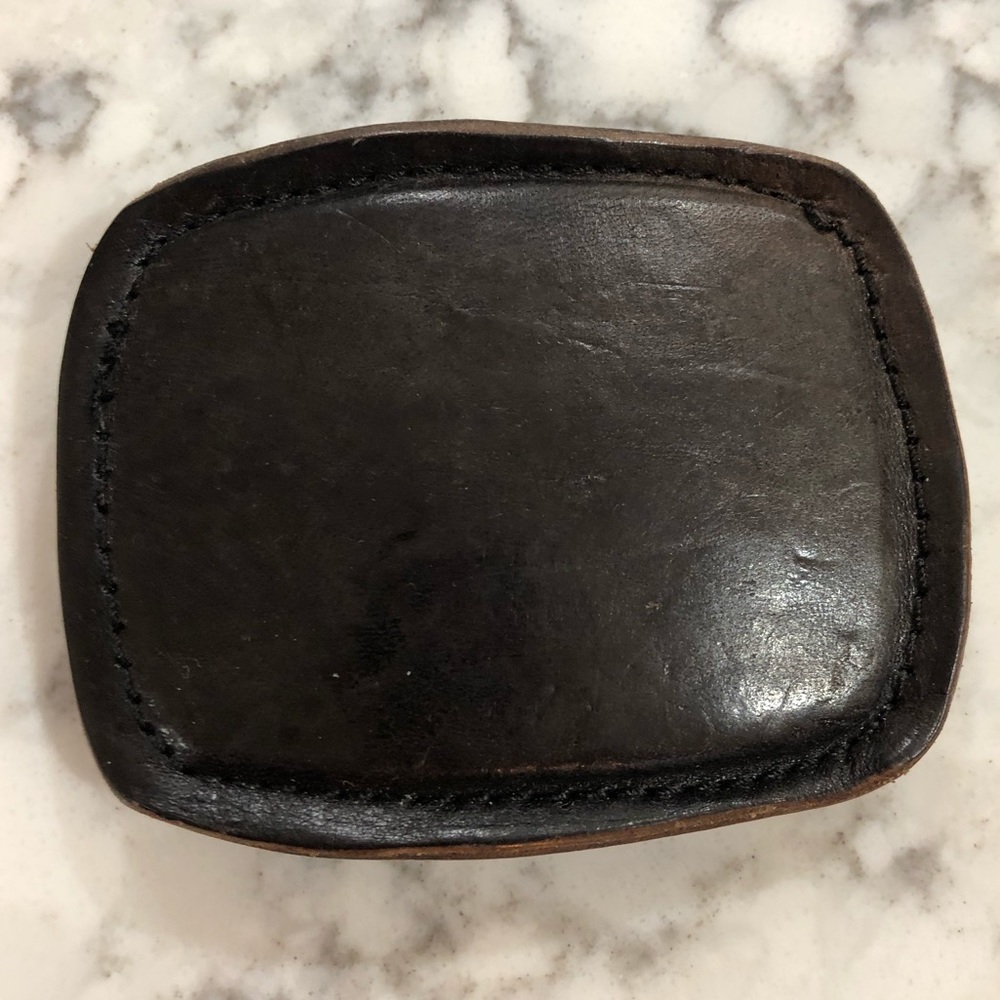 EUC Leather Belt Buckle